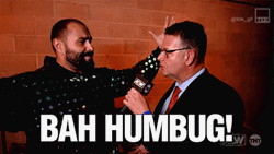 Bah Humbug Interview Annoyed Screaming GIF