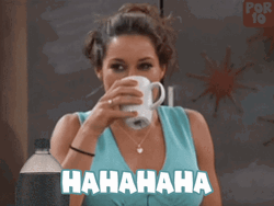 Bahahaha Elisa Slater Choking Laugh GIF