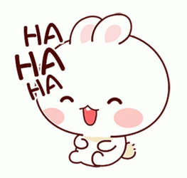 Bahahaha Happy Bunny Sunny Cartoon GIF