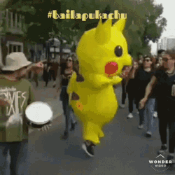 Baila Pikachu Pikachu Bailando GIF
