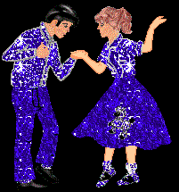 Bailando Dancing Dancing Couple Glittering GIF