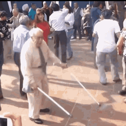 Bailando Dancing Old Guy Cool GIF