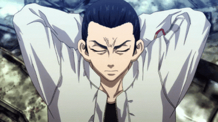 Baji Tokyo Revengers Tying His Hair GIF