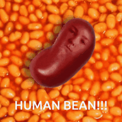 Baked Beans With Human Bean Image GIF