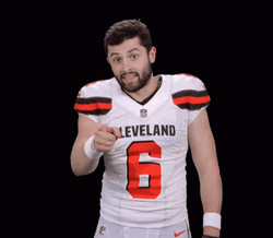 Baker Mayfield Cleveland Football Finger Pointing GIF