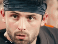 Baker Mayfield Cleveland Football Funny Wink GIF
