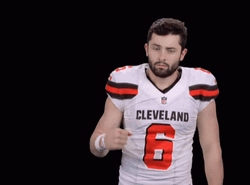 Baker Mayfield Cleveland Football Muscle Flex GIF