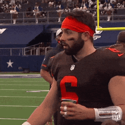 Baker Mayfield Cleveland Football Slow Motion GIF