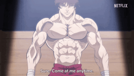 Baki Hanma Fight Whenever You're Ready GIF