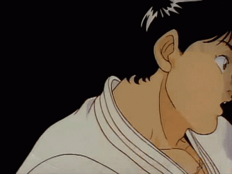 Baki Hanma Kiss Bump GIF
