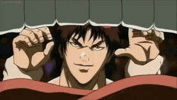 Baki Hanma Mouth Opens GIF