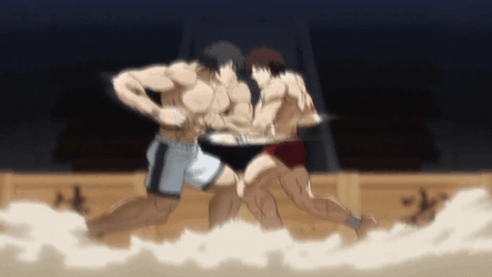 Baki Hanma Vs Kengan GIF
