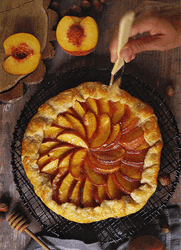 Baking Delicious Peach Pie Loop GIF
