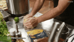 Baking Rolling Dough Gentle Pats To Flatten GIF