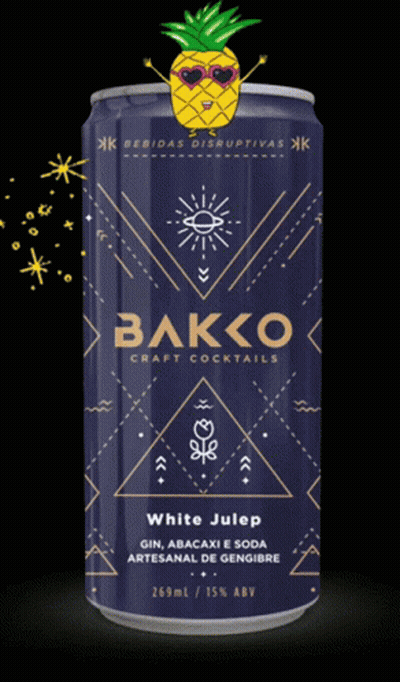 Bakko Craft Cocktails Pineapple Can GIF