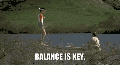 Balance Is Key Karate Kid Daniel Mr Miyagi GIF