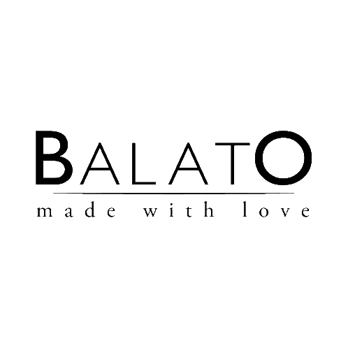 Balato Logo Made With Love Sticker