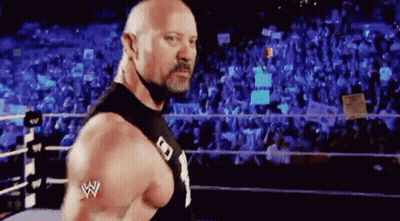 Bald Bearded Man In Wrestling Ring GIF