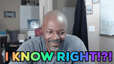 Bald Bearded Man Saying I Know Right GIF