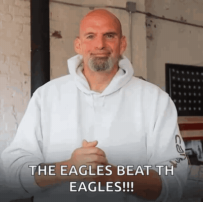 Bald Bearded Man White Hoodie Making Funny Face GIF