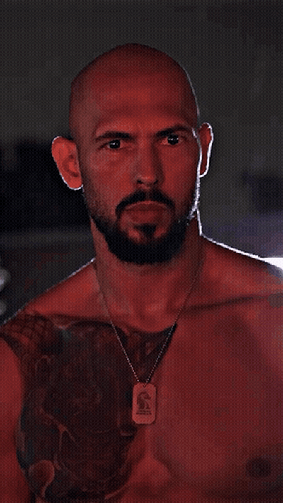 Bald Bearded Man With I Dog Tag GIF