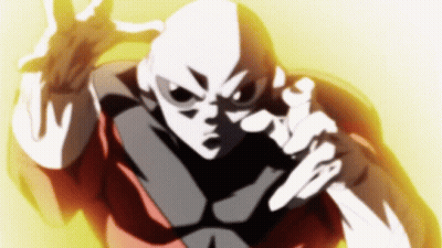 Bald Cartoon Character In Red And Black Pointing At Camera GIF