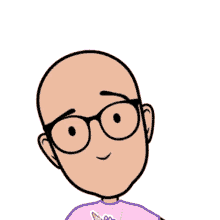 Bald Cartoon Question Mark GIF
