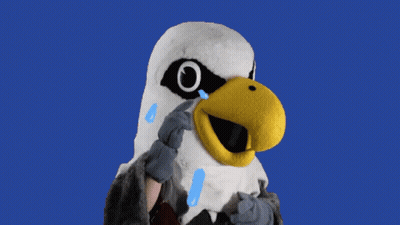 Bald Eagle On Dirt Road Mouth Open GIF
