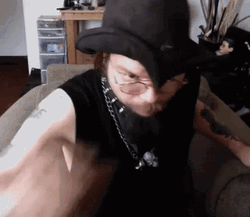 Bald Guy Crypt Keeper GIF