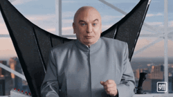 Bald Head Dr Evil One Million Dollars GIF