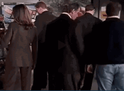 Bald Man And Bill Hader Dance GIF