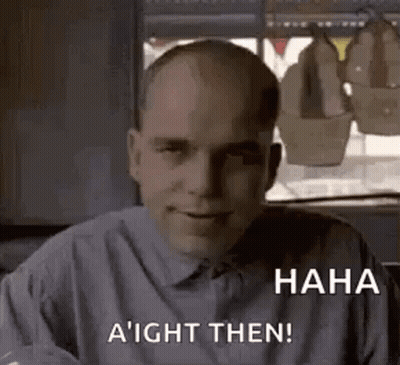 Bald Man At Window I'll Be Home Soon Honey GIF