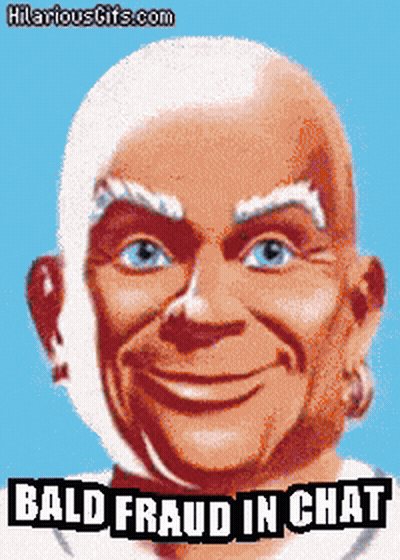 Bald Man Bald Fraud GIF
