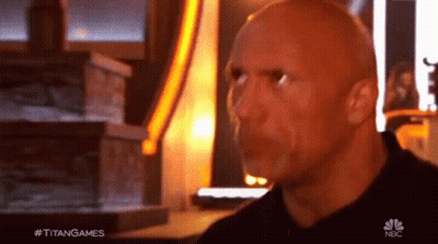 Bald Man Close Up With NBC Logo GIF