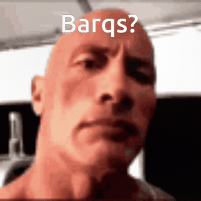 Bald Man Face With Barqs GIF