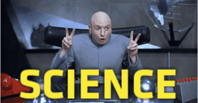 Bald Man Giving Peace Sign Science Sign GIF