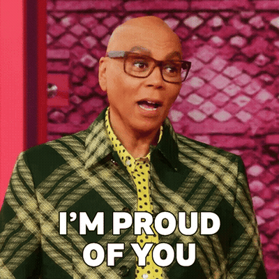 Bald Man Glasses Plaid Jacket I'm Proud Of You GIF