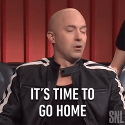 Bald Man Im Going Home GIF
