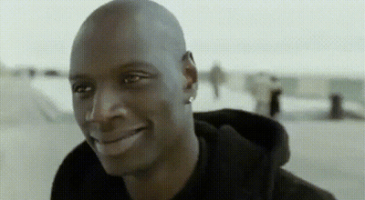Bald Man In Black Hoodie Smiling GIF