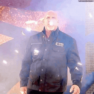 Bald Man In Black Jacket With Addiction Patch GIF