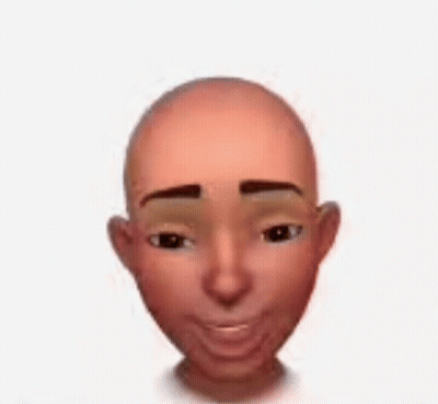 Bald Man In Black T-Shirt GIF