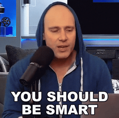 Bald Man In Blue Hoodie Talking GIF