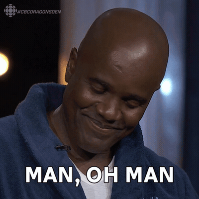 Bald Man In Blue Robe Smiling Says Man Oh Man GIF