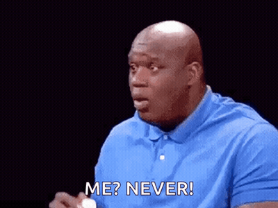 Bald Man In Blue Shirt Holding White Ball GIF