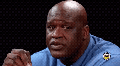 Bald Man In Blue Shirt With Shark GIF
