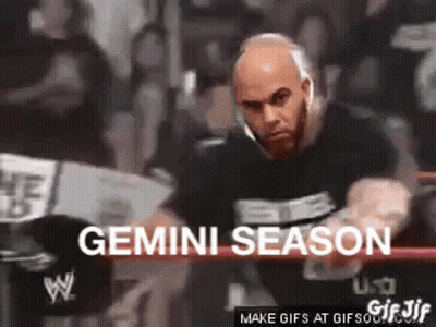 Bald Man In Boxing Ring Gemini Season GIF