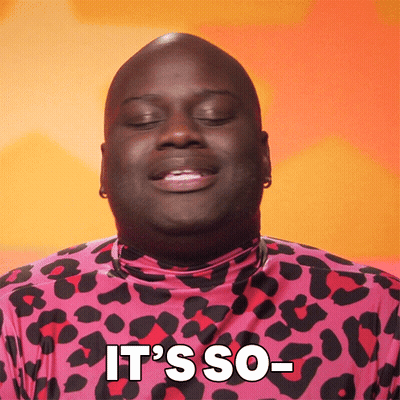 Bald Man In Pink And Black Leopard Print Shirt Says It's So GIF