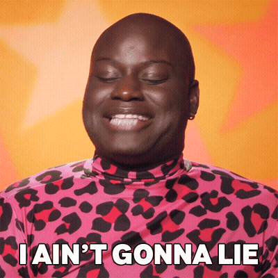 Bald Man In Pink Leopard Shirt Saying I Aint Gonna Lie GIF