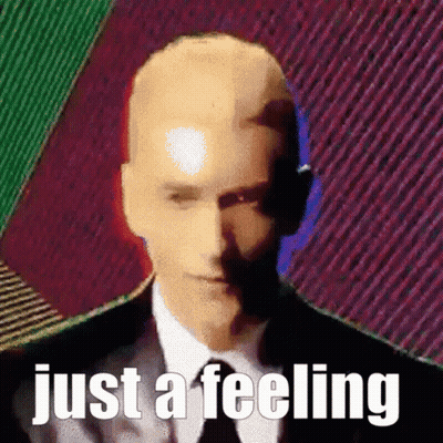 Bald Man In Suit And Tie Just A Feeling GIF