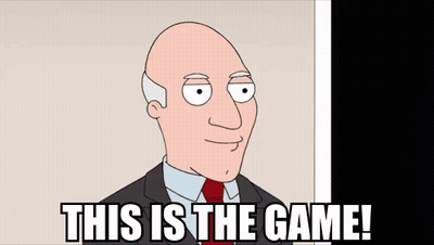 Bald Man In Suit Saying This Is The Game GIF